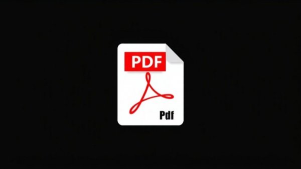 PDF icon representing digital document.