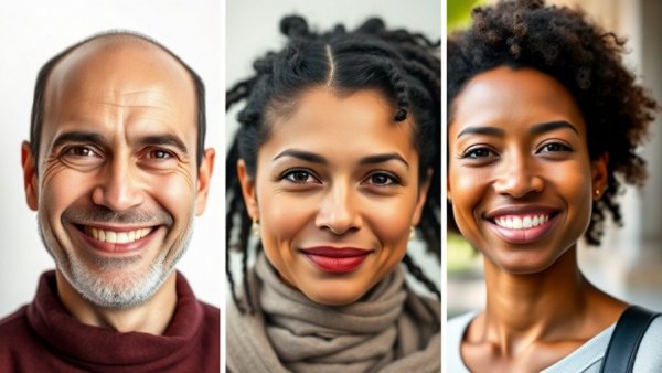 Collage of three diverse individuals, expediting AI and quantum deployment.