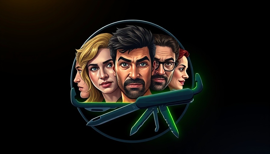 AI agent with multiple personalities depicted through varied expressions.
