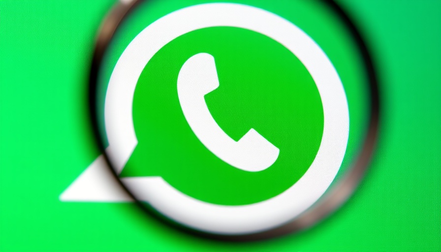 Blurry WhatsApp logo symbolizing AI features and privacy.
