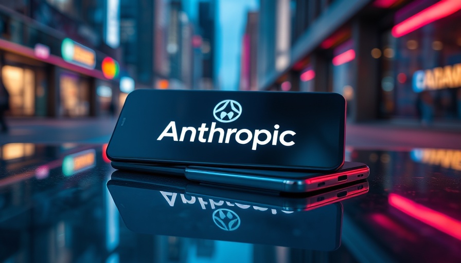 AI copyright fair use: Smartphone displaying Anthropoc logo.