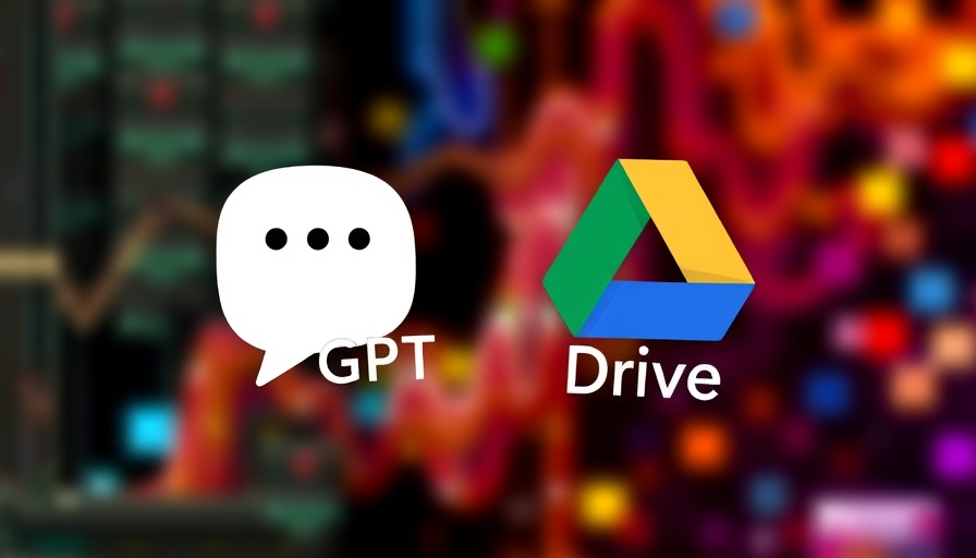 Illustration of ChatGPT and Google Drive logos, symbolizing data extraction vulnerability