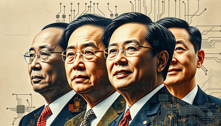 Geopolitical and tech-themed collage symbolizing Taiwan's Silicon Shield.