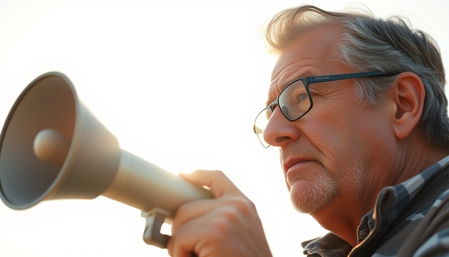 Man investigating mystery drone sightings with parabolic microphone.