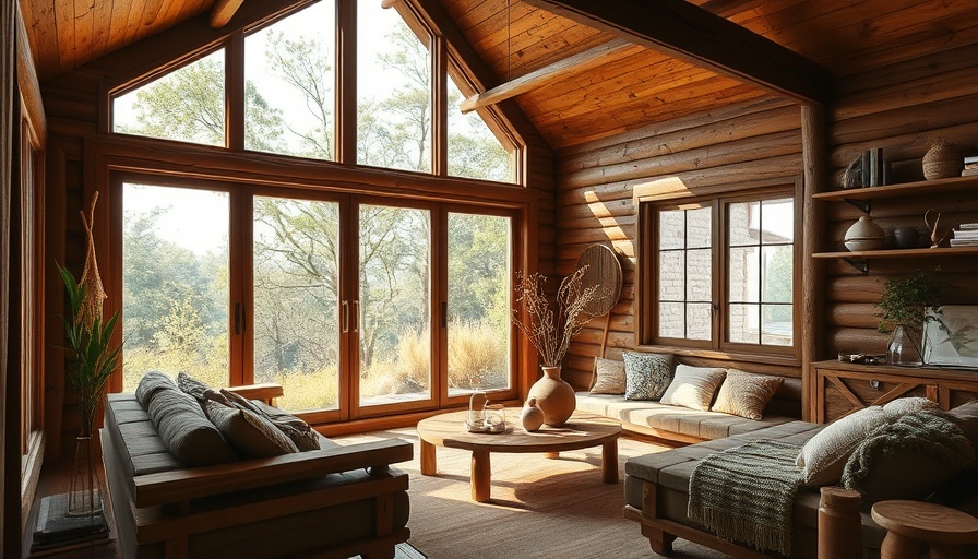 Cozy eco-friendly room with sustainable architecture features.