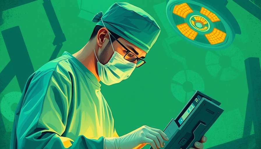 Stylized surgeon illustration exploring longevity myths.