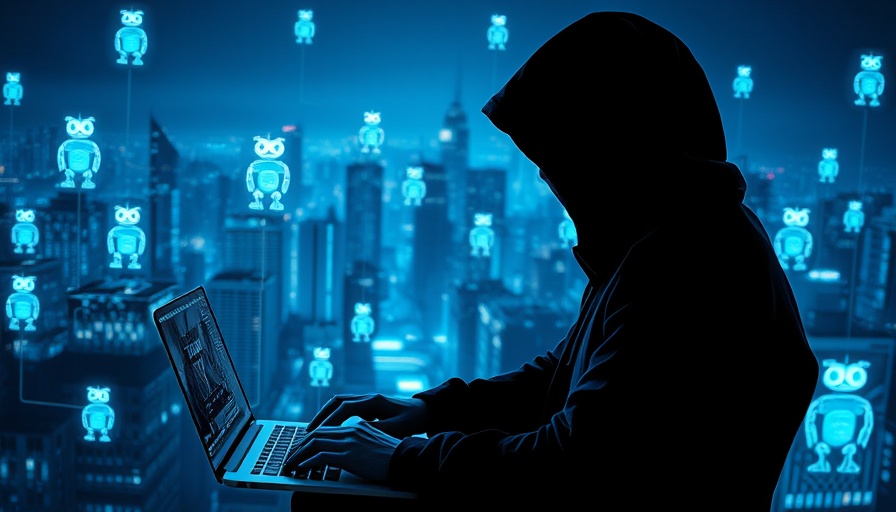 Multi-Agent Systems in AI Cyber Defense concept illustration.