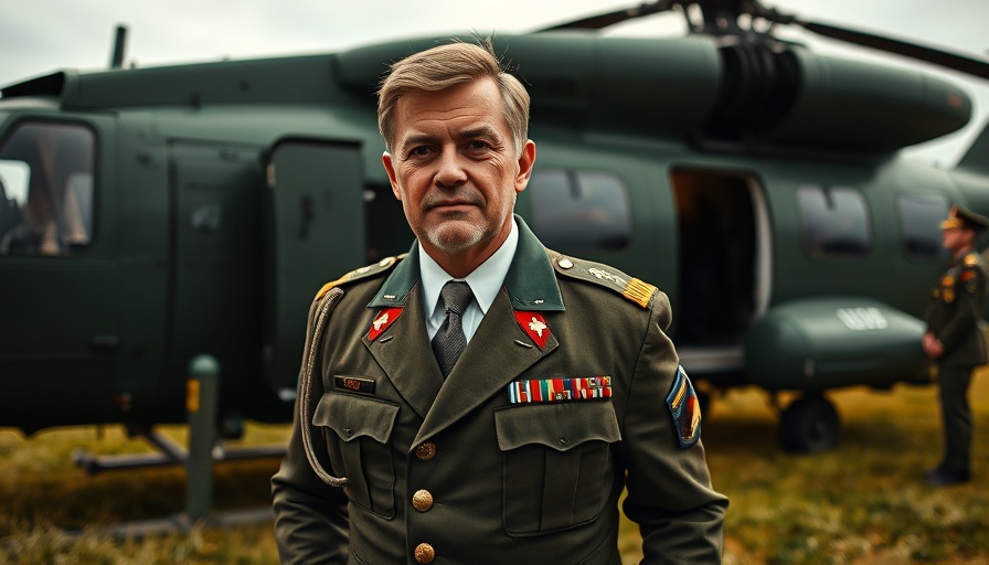 Prominent figure exiting helicopter, US Tech Giants Invest in UK AI.