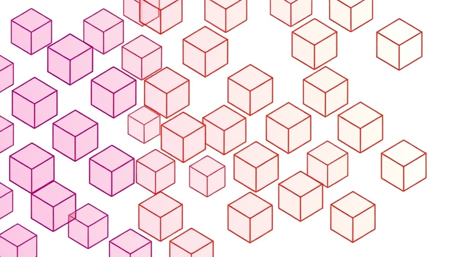 Geometric cube pattern representing AI scaling laws for efficient LLM training.