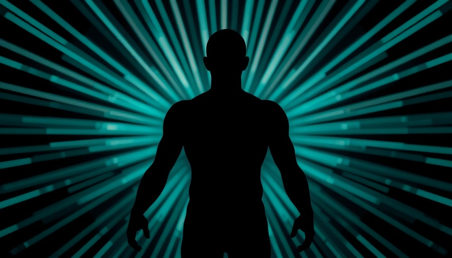 Futuristic silhouette representing the future of male birth control.
