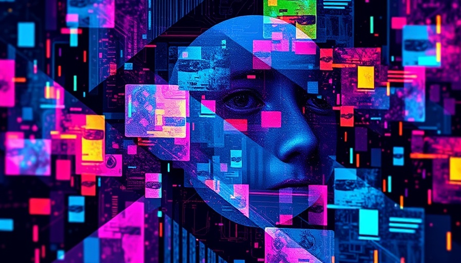 Abstract digital art representing AI detection technology.