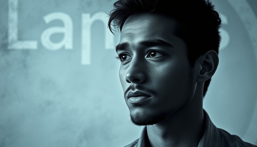 Thoughtful individual with digital abstract elements, AI-Generated Video Platforms.