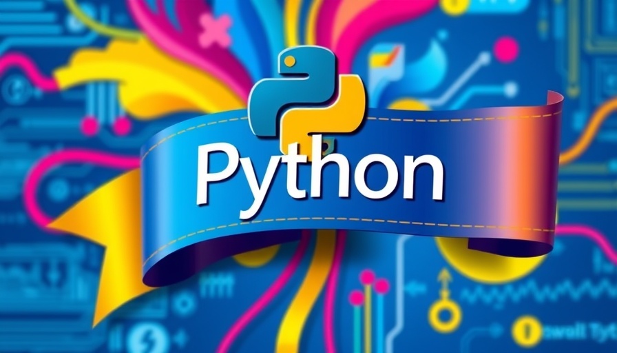 Python decorators for cleaner code illustrated with vibrant design.