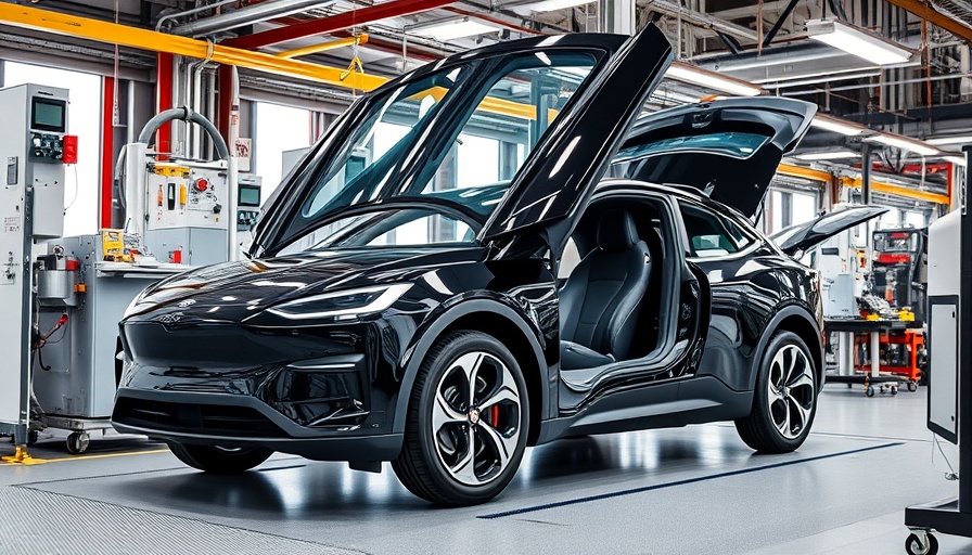 Electric vehicle at manufacturing plant for end of EV tax credits article