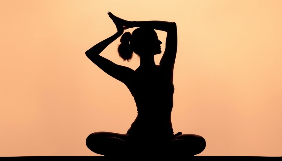 Silhouette yoga pose in meditation, minimal art, Yoga Research.