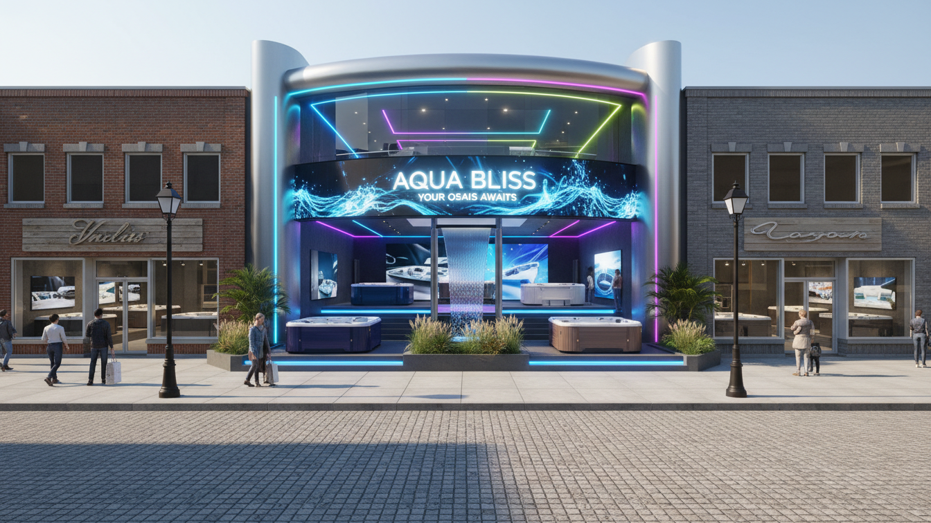 enticing promotion sale, cheerful, engaging customers, photorealistic, busy market street with vivid banners, highly detailed, colorful streamers overhead, macro lens, bright and vivid, midday sun, shot with a 24-70mm lens.