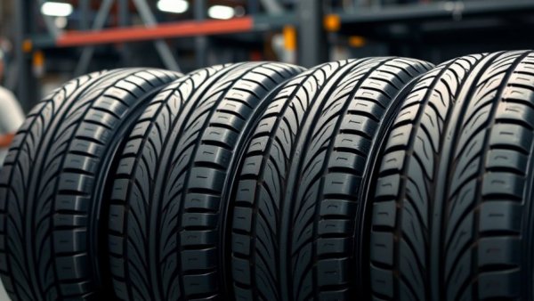 Close-up of new tires aligned, highlighting treads; Toyo tire recall.