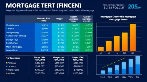 50-year mortgages comparison chart with loan details and repayments.