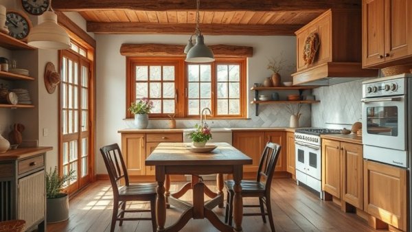 Charming rustic kitchen renovation in Columbus, Ohio