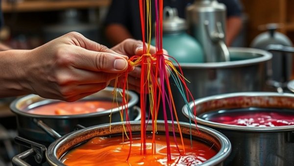 Crafting DIY wax-dipped holiday ornaments in progress.