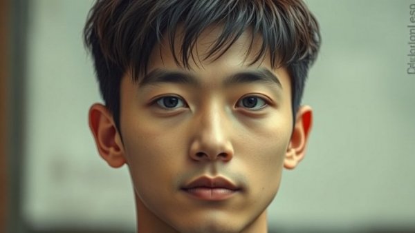 Blurry portrait of a young man related to IT errors in criminal justice.