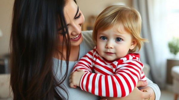 Freja Bak Josias’s Family Hideaway: A mother holding her child in a cozy home.