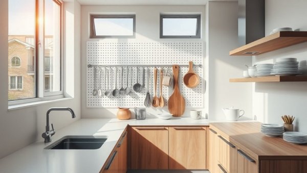 Transformation of an abandoned space into a modern creative kitchen studio.