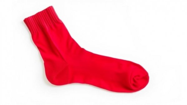 Valentine's Day gift ideas featuring a red sock with label.