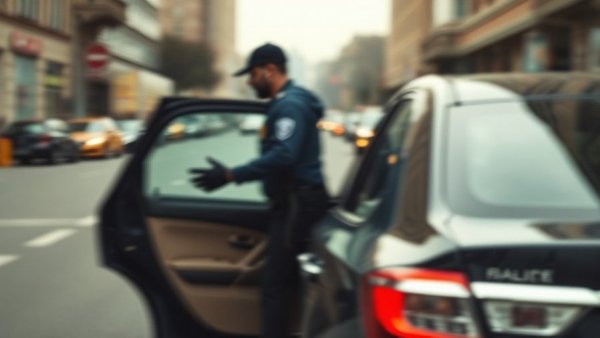 Blurred street scene depicting MidSouth DUI arrest controversy