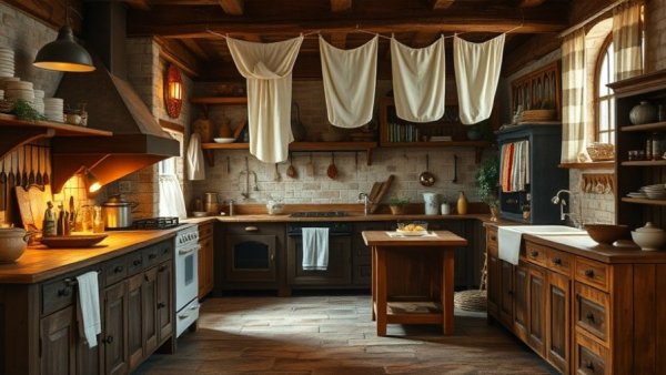 19th Century Manor House Kitchen Renovation with rustic charm.