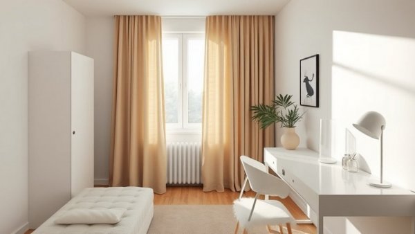 Belgian Inflected Guest Bedroom Design with elegant decor and natural lighting.