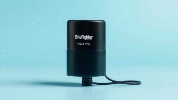 Tiki Brand BiteFighter Plug & Repel product shown against a blue background.