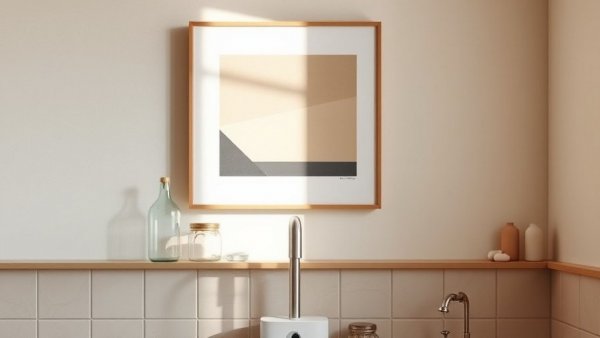 Minimalist indoor setting with geometric art for Indoor Gardening Trends