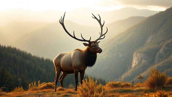 Elk in serene, roadless area showcasing nature's health benefits.