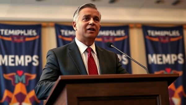 Memphis Safe Task Force crime reduction event with speaker.