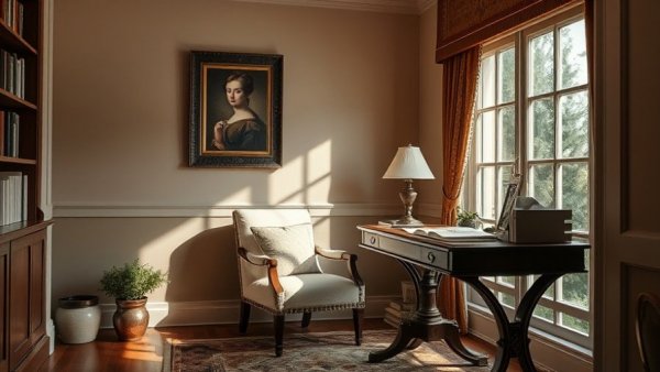 Stylish study space in Shame StudiosRoots collection