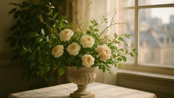 Spring home decor trends: floral arrangement in sunlit room.