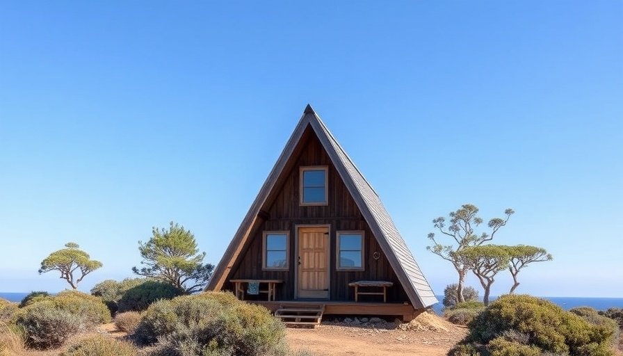 Low impact coastal cabin in natural setting