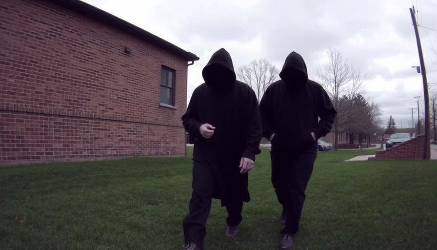 Surveillance of individuals near building related to gang violence MidSouth homeowners.