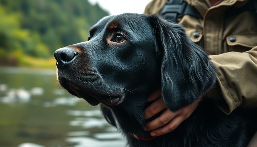 How social media helps find lost pets: Dog reunited with owner outdoors.