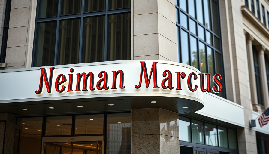 Neiman Marcus Downtown Dallas storefront facade and sign.