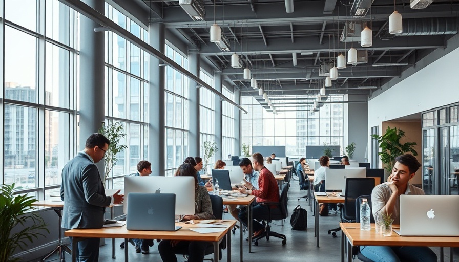 Modern office highlighting workplace stigma around mental illness.