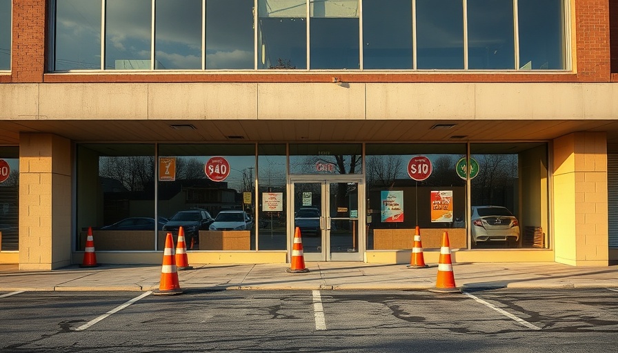 San Antonio news about an abandoned storefront in a strip mall.