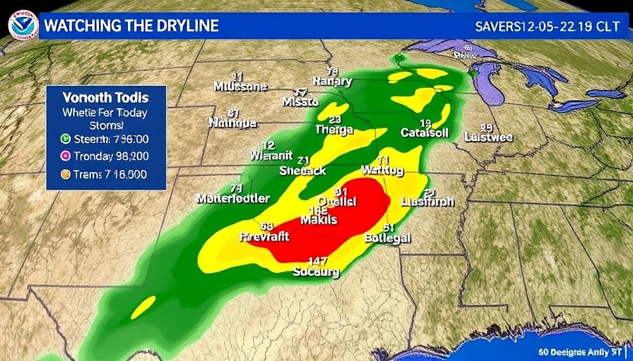 Watching the dryline: Severe storms possible this afternoon into tonight