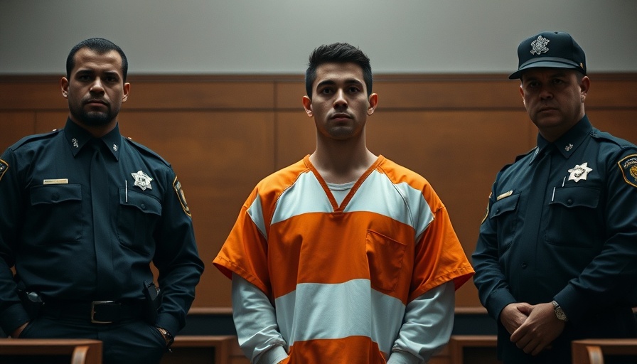 Courtroom scene with suspect related to El Paso Walmart shooting