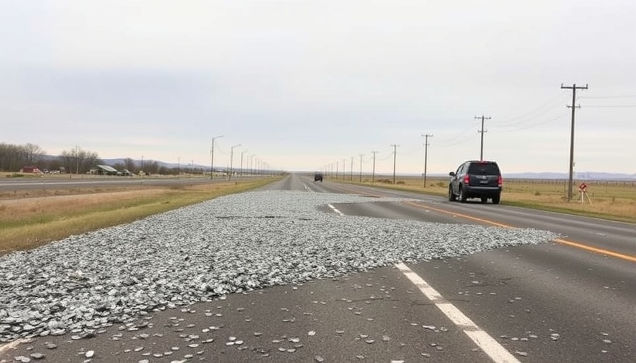 Millions of dimes spill on roadway, closing U.S. 287 in Alvord for hours