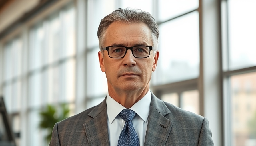 Houston news subject in business attire, indoors with natural light.