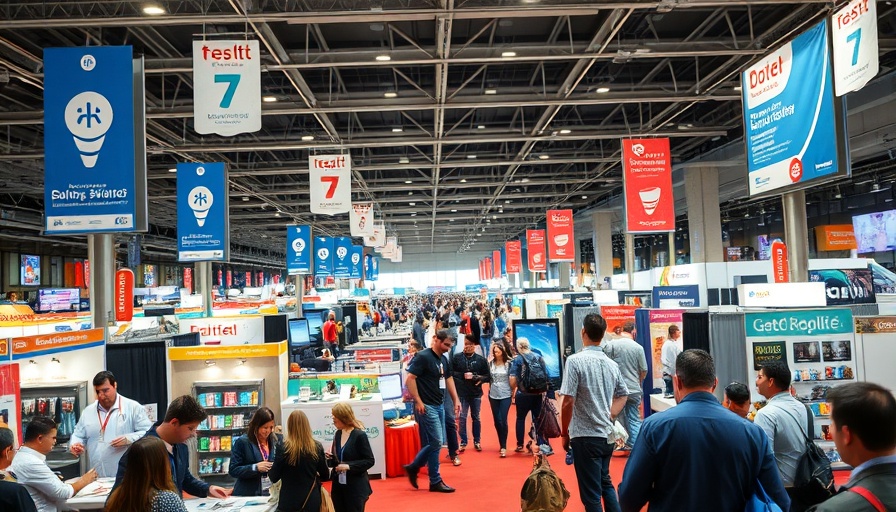 San Antonio News: Trade show in a large convention center.