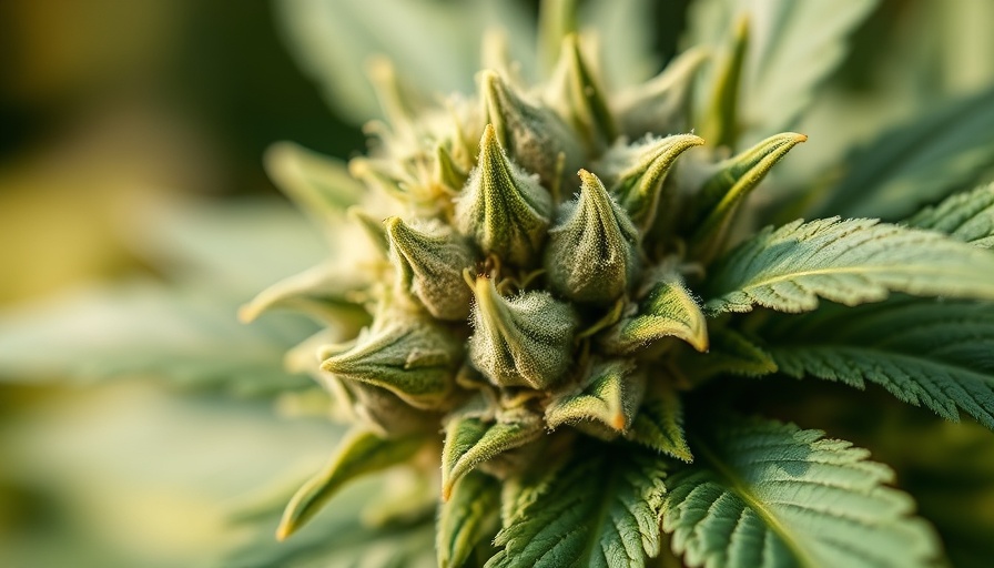 Close-up of cannabis plant focusing on the buds, representing Texas THC medical marijuana policy.