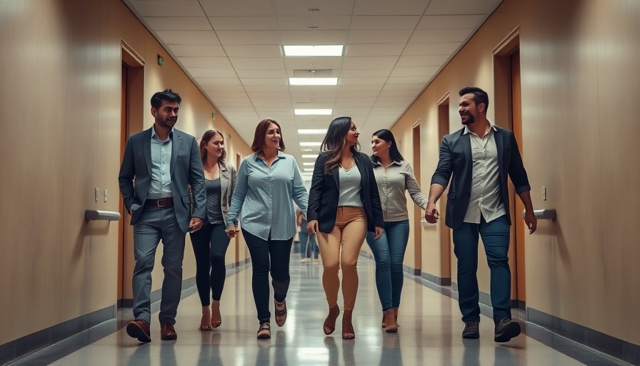 Immigrants face swift deportation El Paso; group walks in corridor.